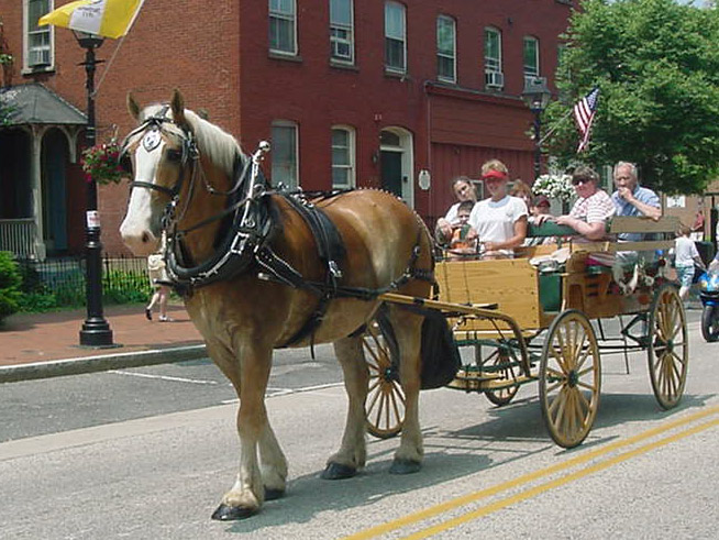 Green Wagonette For Special Event