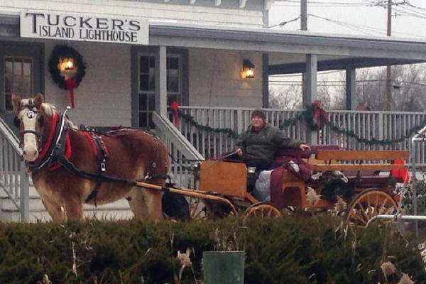 Burgundy Wagonette For Special Event